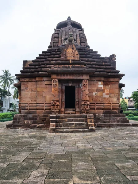 Fachada Frontal Jagamohana Del Templo Rajarani Templo Estilo Odisha Del —  Fotos de Stock