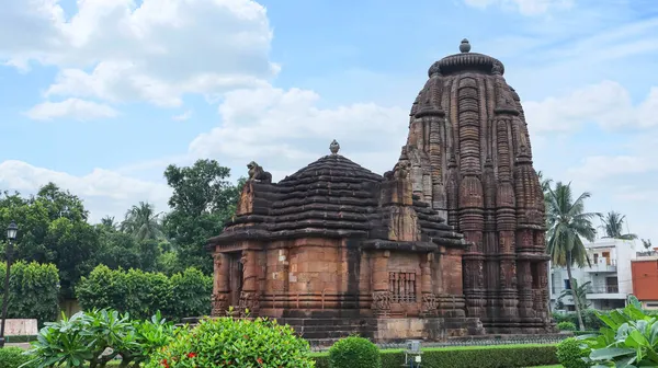 Fachada Jagamohana Vimana Templo Rajarani Templo Estilo Orissa Século Construído — Fotografia de Stock