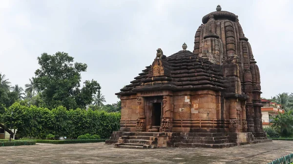 Fachada Frontal Jagamohana Del Templo Rajarani Templo Estilo Odisha Del —  Fotos de Stock
