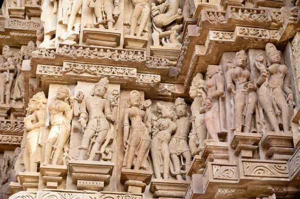 Wishwanath Temple Lord Vishnu Inne Rzeźby Western Group Khajuraho Madhya — Zdjęcie stockowe