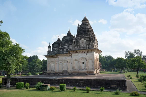 Templo Pratapeshwar Fachada Vista Sur Grupo Occidental Khajuraho Madhya Pradesh — Foto de Stock