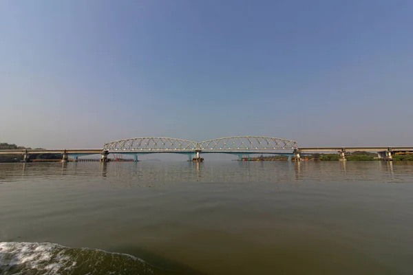 Zuari Bridge North Goa South Goa Goa India — Stock Photo, Image