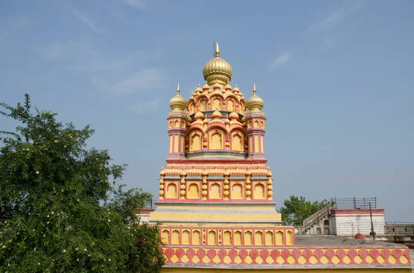 Colorful Dome Devdeveshwar Temple Parvati Hill Pune Maharashtra India — Stock Photo, Image