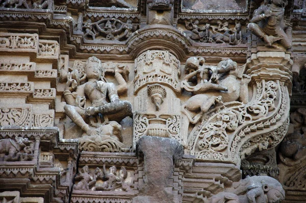 Idoles Sculptées Sur Vadodara Bhagol Également Connu Sous Nom Porte — Photo