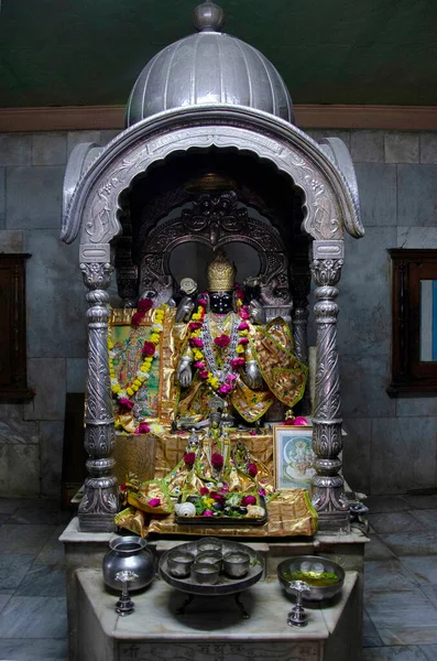 Idol Lord Balaji Balaji Temple位于印度古吉拉特邦Dabhoi — 图库照片