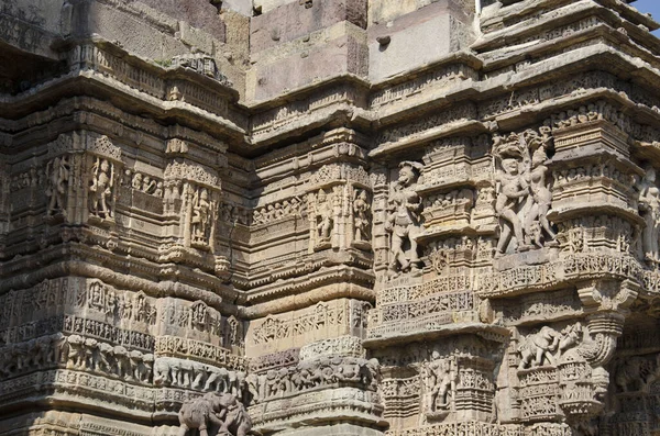 Carved Hira Bhagol Eastern Gate Named Architect Hiradhar Located Dabhoi — Stock Photo, Image