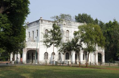 Sağlık müzesi binası, Sayaji Baug kompleksi, aynı zamanda Kamati Baug, Vadodara, Gujarat, Hindistan