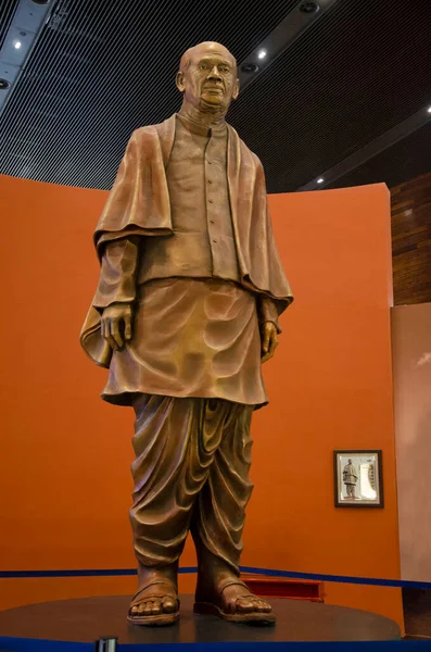 Réplica Estatua Unidad Interior Estatua Vallabhbhai Patel Primer Viceprimer Ministro —  Fotos de Stock