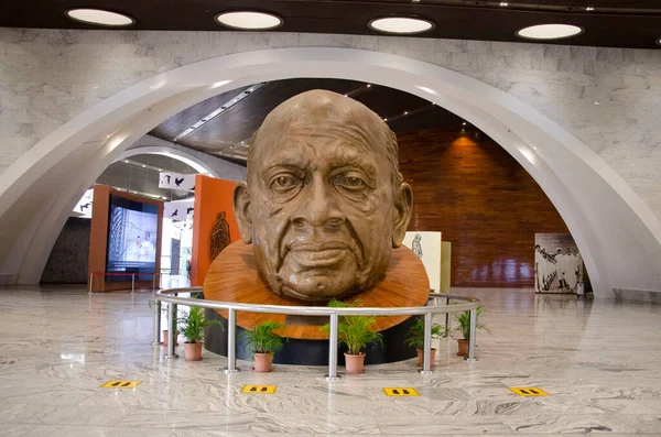 Réplica Principal Estatua Unidad Estatua Vallabhbhai Patel Primer Viceprimer Ministro — Foto de Stock