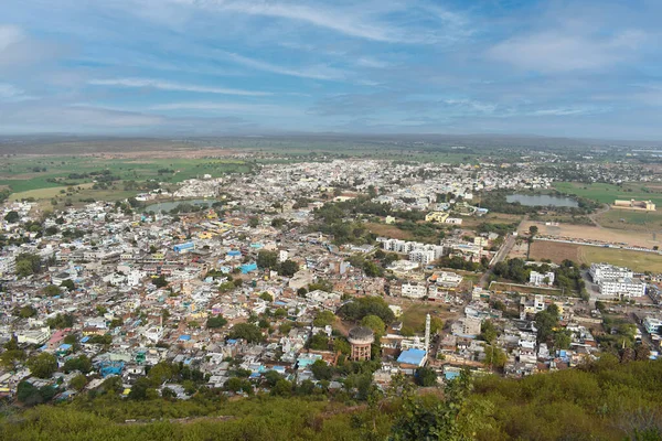 Bela Paisagem Urbana Topo Forte Raisen Raisen Madhya Pradesh Índia — Fotografia de Stock