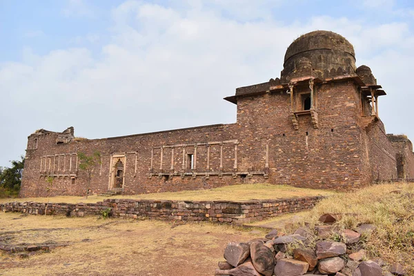 Zpět Pohled Badal Mahal Raisen Fort Fort Byl Postaven Století — Stock fotografie