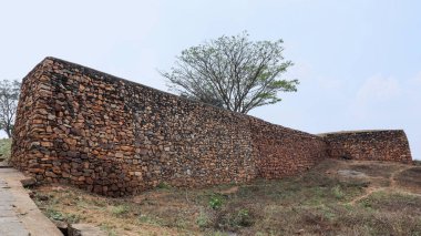 Channagiri Kalesi Renkli Duvarı, Devanagare, Karnataka, Hindistan