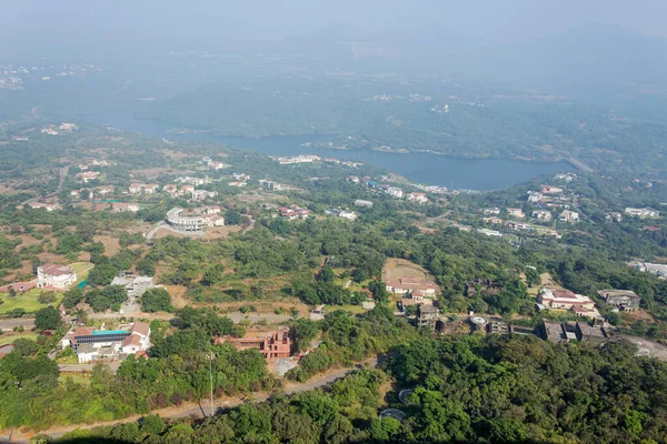 Utsikten Över Aamby Valley Från Toppen Korigad Fort Pune Maharashtra — Stockfoto