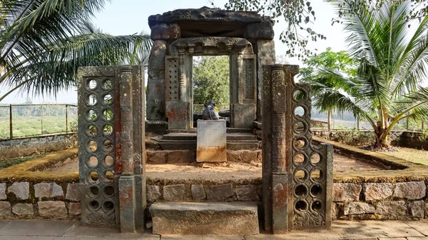 Shiva Templom Megnyitása Kudli Shivamoga Karnataka India — Stock Fotó