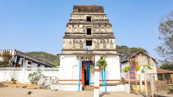 Vstup Chrámu Srí Chintamani Narasimha Kudli Shivamoga Karnataka Indie — Stock fotografie