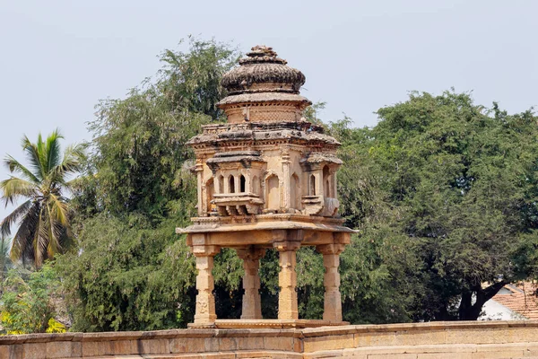 Great Masterpiece Stone Architecture Santhebennur Pushkarini Devangere Karnataka Indien Byggd — Stockfoto