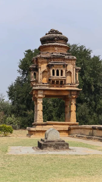 Grande Obra Prima Arquitetura Pedra Santhebennur Pushkarini Devangere Karnataka Índia — Fotografia de Stock