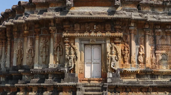Esculturas Dioses Hindúes Templo Vidyashankara Shaarada Peetham Sringer Karnataka India — Foto de Stock