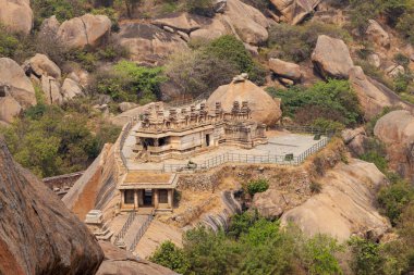 Hidambeswara Tapınağı, Chitradurga Kalesi, Karnataka, Hindistan 