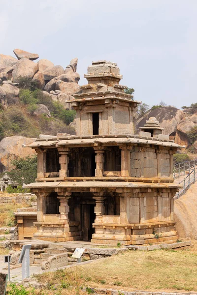 Mandapam Del Tempio Hidambeswara Chitradurga Fort Chitradurga Karnataka Indiail Forte — Foto Stock