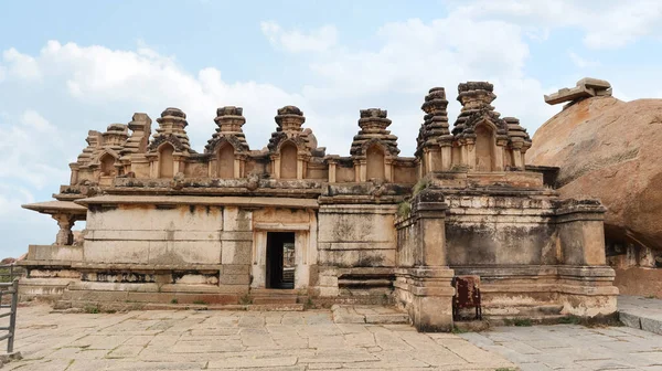 Vista Lateral Exterior Del Templo Hidimbeswara Fuerte Chitradurga Karnataka India — Foto de Stock
