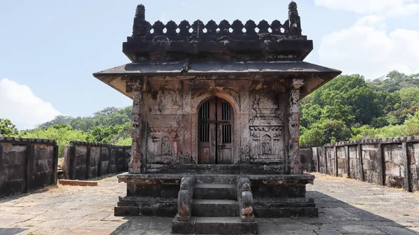 Front View Main Centre Srikantheswara Temple Kavaledurga Fort Fort Built — Stock Photo, Image