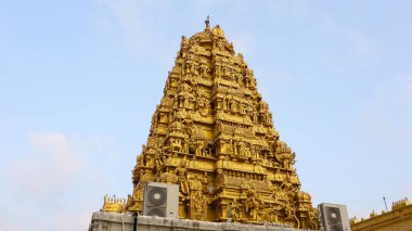 Altın Renkli Shri Subramanya Tapınağı, Murudeshwara, Uttara Kannada, Karnataka, Hindistan