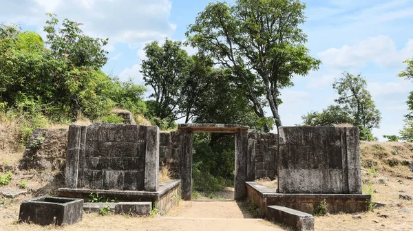 Entrance Gate Kavaledurga Fort Remain Shimoga Karnataka India — Stock Photo, Image
