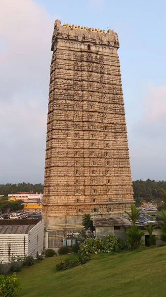 Murudeshwara Temple Complex Med Høj Etagers Gopuram Uttara Kannada Karnataka - Stock-foto