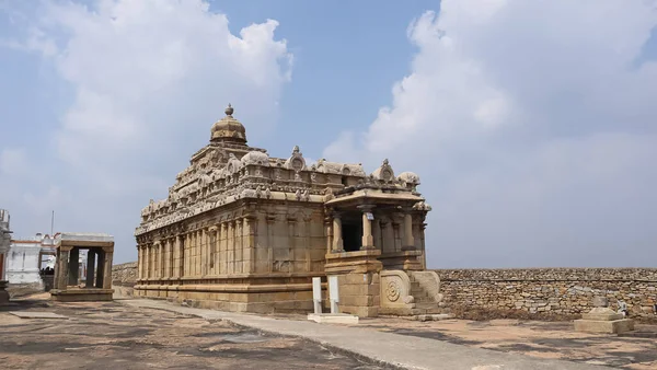 Chaavundaraya Basadi Nin Güzel Tapınak Kompleksi Chandragiri Tepesi Shravanbelagola Karnataka — Stok fotoğraf