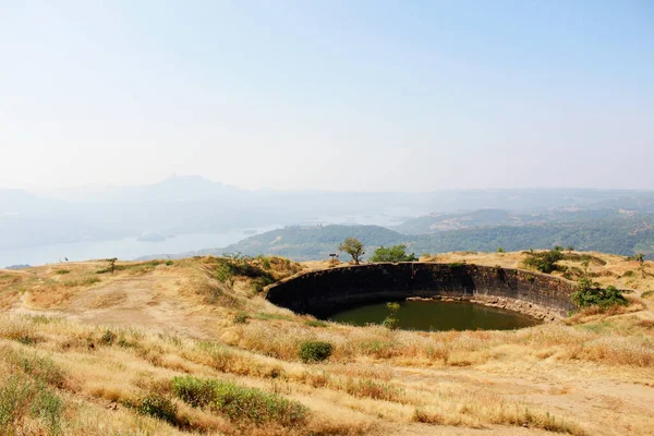 Bem Lohgad Fort Noroeste Pune Maharashtra Índia — Fotografia de Stock
