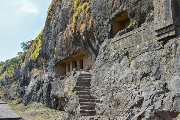 Cave Lenyadri Caves Lenyadri Tal Lenyadri Ganapati Junnar Maharashtra India — Stock Photo, Image