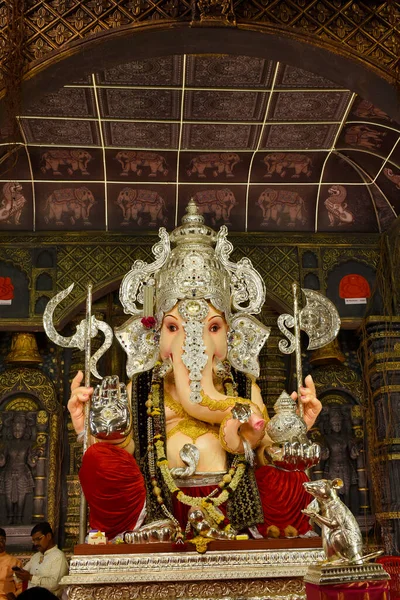 Tulsi Baug Ganpati Pune Maharashtra Indie Manache Ganapati Lub Wybitne — Zdjęcie stockowe