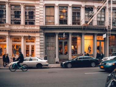 SOHO NYC 'nin tipik görüntüsü