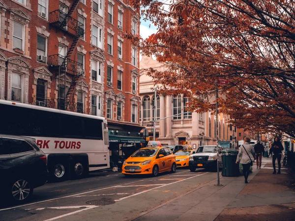 Scène Rue Typique Uptown New York — Photo