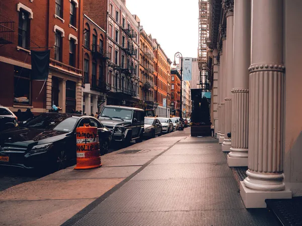 Sidewalk Soho New York City — Stock fotografie