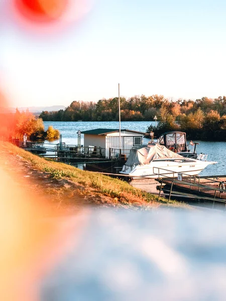 Autumn Evening Habor — Fotografia de Stock