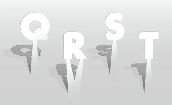 QRST-w — Image vectorielle