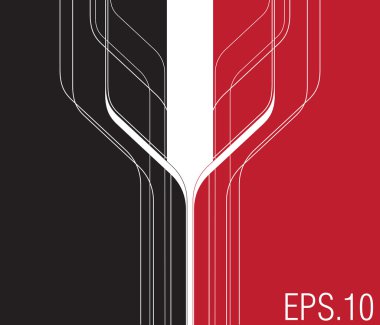 arka plan ile curvy hatları