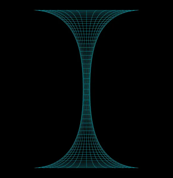Solucan deliği modeli — Stok fotoğraf