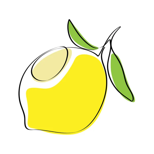 vektör çizim limon 