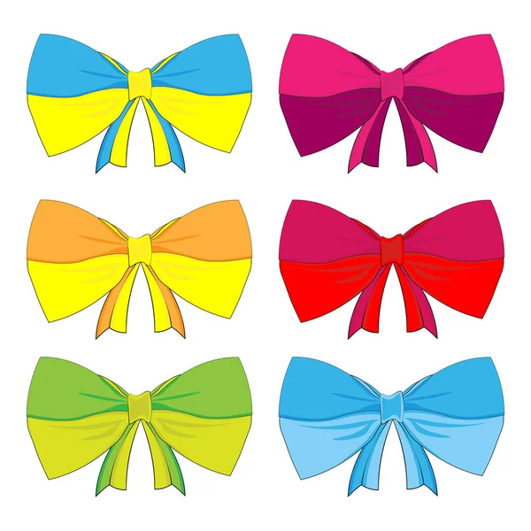 Ensemble Arcs Colorés — Image vectorielle