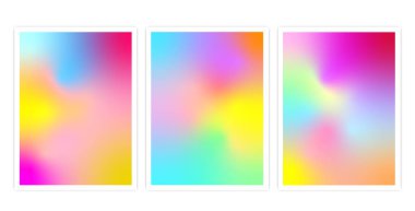 Soyut arka planlar dizisi. vektör illüstrasyonu.