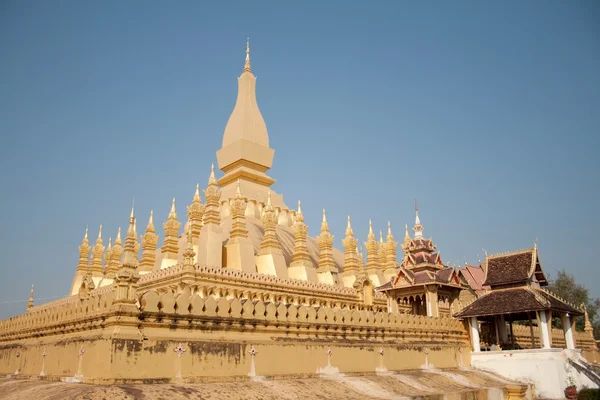 Wat thap luang w vientiane — Zdjęcie stockowe