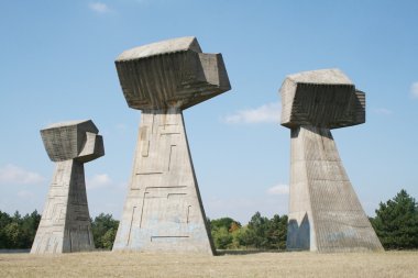 Nis Sırp şehir faşizme karşı mücadele Anıtı