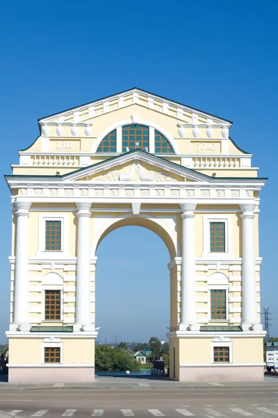 Moscow gate in Irkutsk — Stock Photo, Image