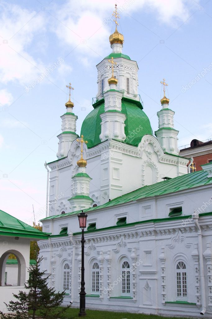 Basils Cathedral in the city of Krasnoyarsk