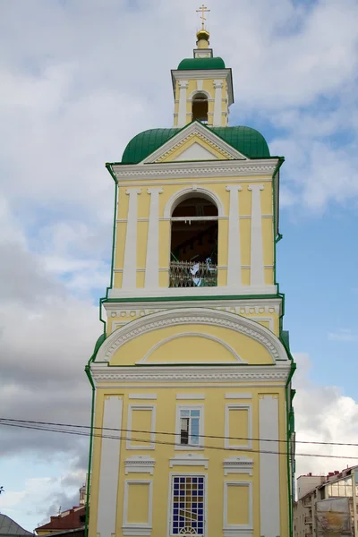 Zvonice kostela Zvěstování v Krasnojarsku — Stock fotografie