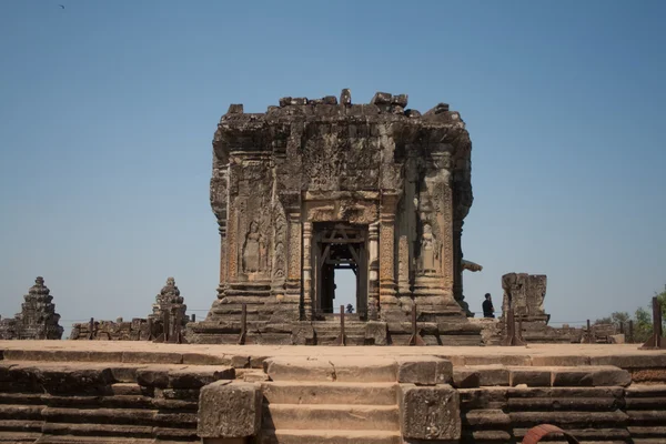 As ruínas de um templo antigo em Angkor, Camboja — Fotografia de Stock