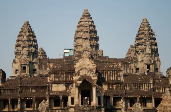 Widok z angkor thom świątyni złożonych w angkor wat — Zdjęcie stockowe